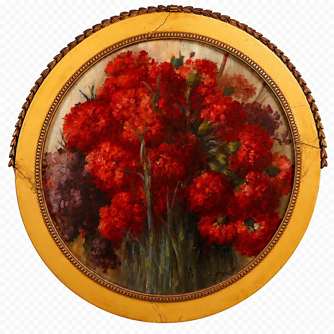 ANTÒNIA FERRERAS (1873–1953). Claveles. — Paintings — Barcelona Auctions