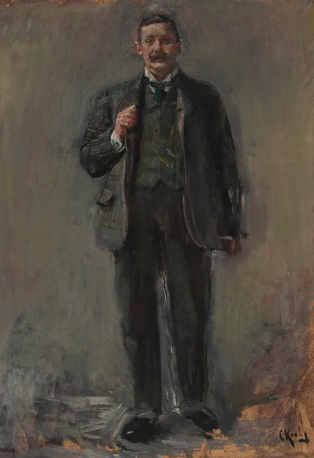 Krohg, Christian — Portrett av Ludvig Meyer