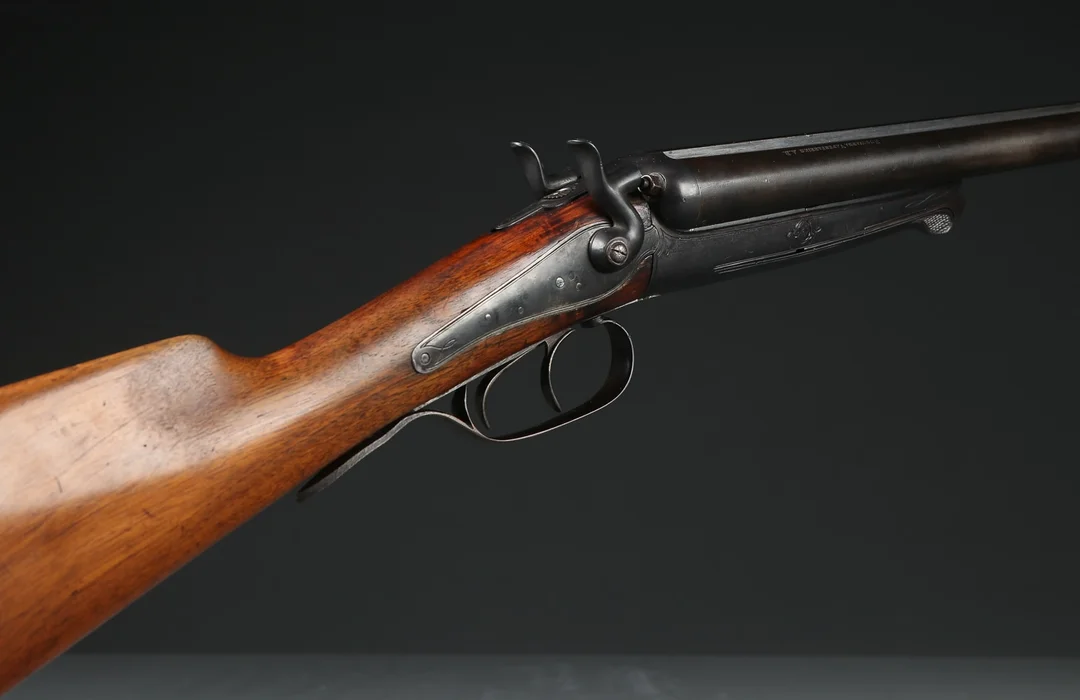 Husqvarna haglbøsse med haner side by side — Hunting, fishing, arms and militaria/Firearms — Lauritz