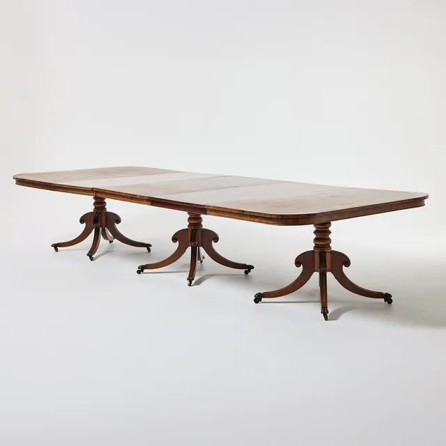 MATBORD, Regency, England 1800-talets första hälft, fanerad och massiv mahogny.