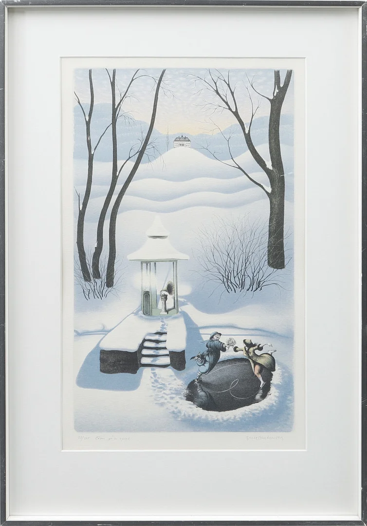 BENGT NORDENBORG. Färglitografier, två st, signerade och numrerade 25/225 och 197/275. — Engravings & Prints — Göteborgs Auktionsverk