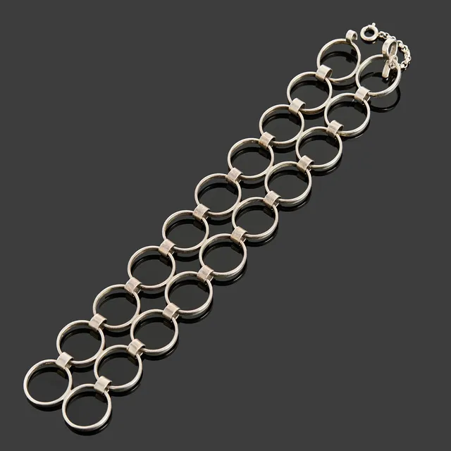 KAIJA AARIKKA (FINLAND, 1929-2014). Armband, silver, Finland, 1900-talets andra hälft.