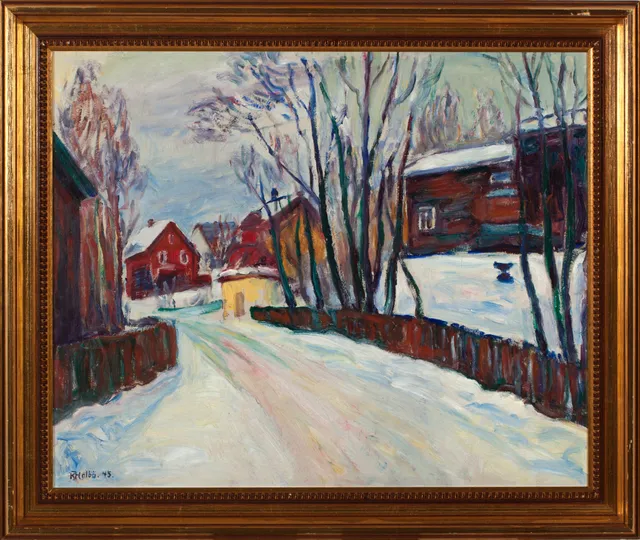 Holbø, Kristen — Vinterdag Lillehammer, 1945