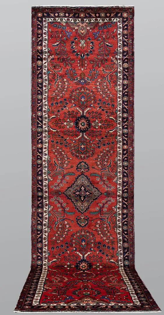 ORIENTMATTA, Hamadan, handknuten, gallerimodell, ca 402 x 109 cm.