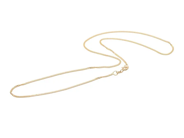 HALSKEDJA, 18K guld, pansarlänk, längd 42 cm, vikt 4,1 g.
