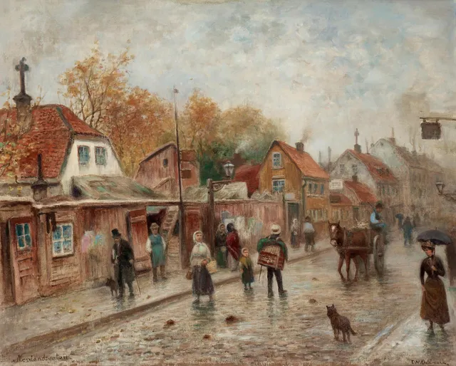 Frans Wilhelm Odelmark, Norrlandsgatan.