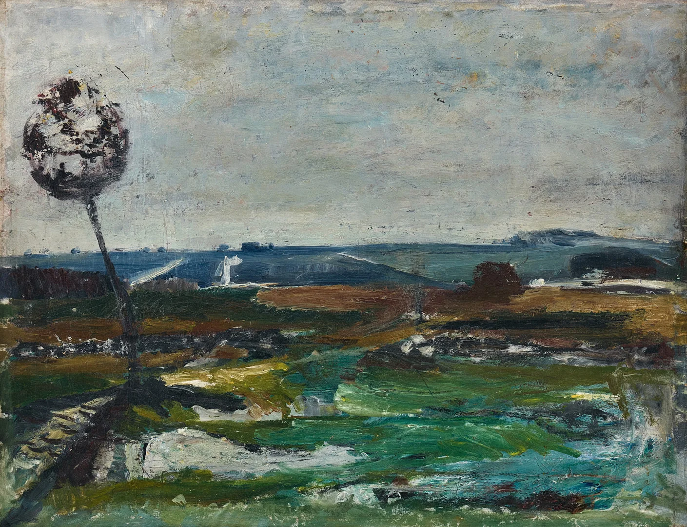 TORSTEN ANDERSSON. TILLSKRIVEN. Landskap med träd. — Paintings — Stockholms Auktionsverk Magasin 5