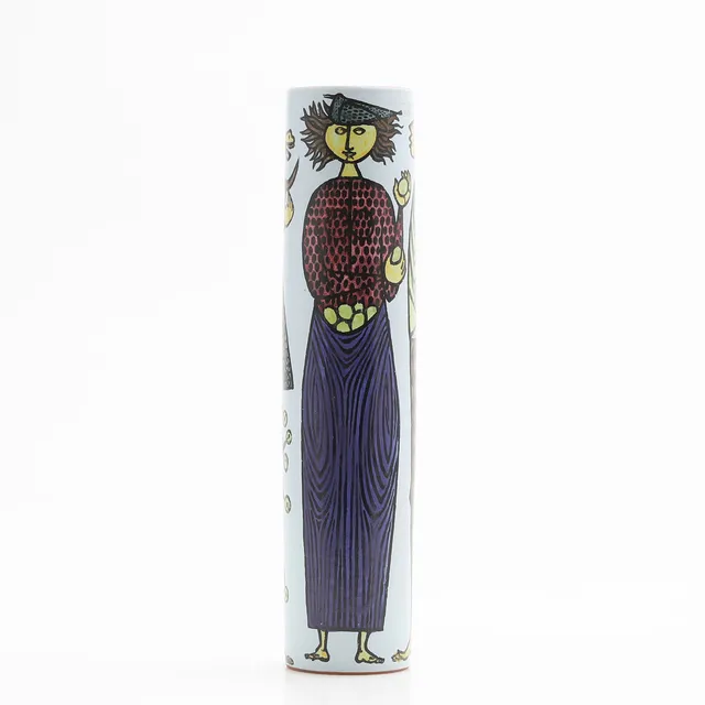 STIG LINDBERG. Vas, "Karneval", Studiohanden, Gustavsberg, 1957-62.