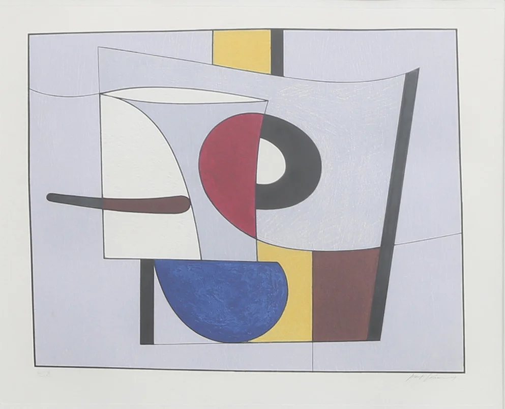 ALBERT JOHANSSON. KOMPOSITION. — Engravings & Prints — Crafoord Auktioner Lund