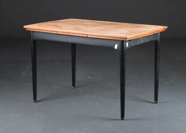Spisebord af teak med hollandsk udtræk, 1960'erne