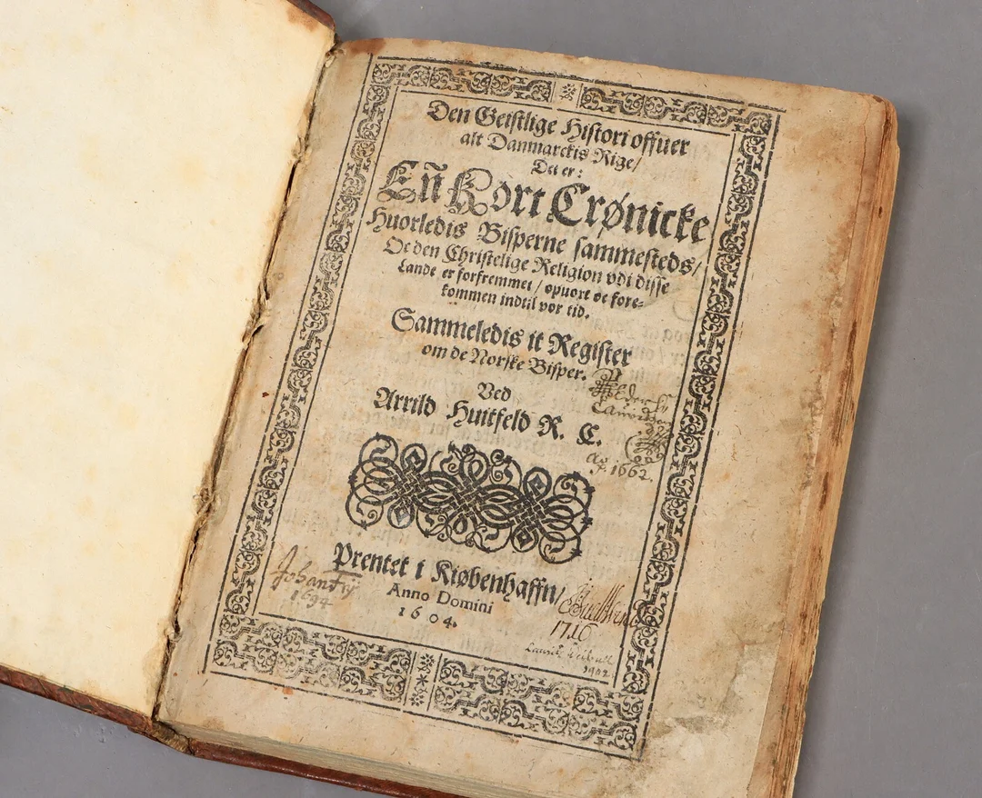Arild Huitfeldt. 'Den Geistlige Histori offuer alt Danmarckis Rige', 1604 — Hobby and collectibles/Books, maps, magazines — Lauritz