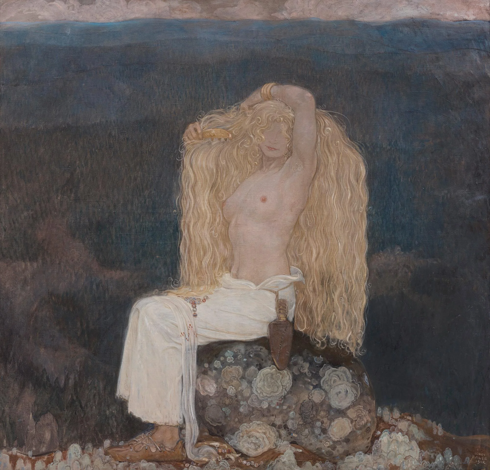 John Bauer, "Sagoflickan". — Bukowskis