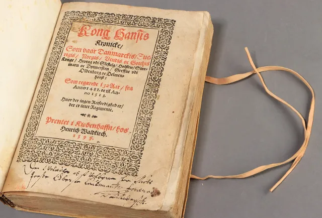 Arild Huitfeldt. 'Kong Hansis Krønicke', 1599