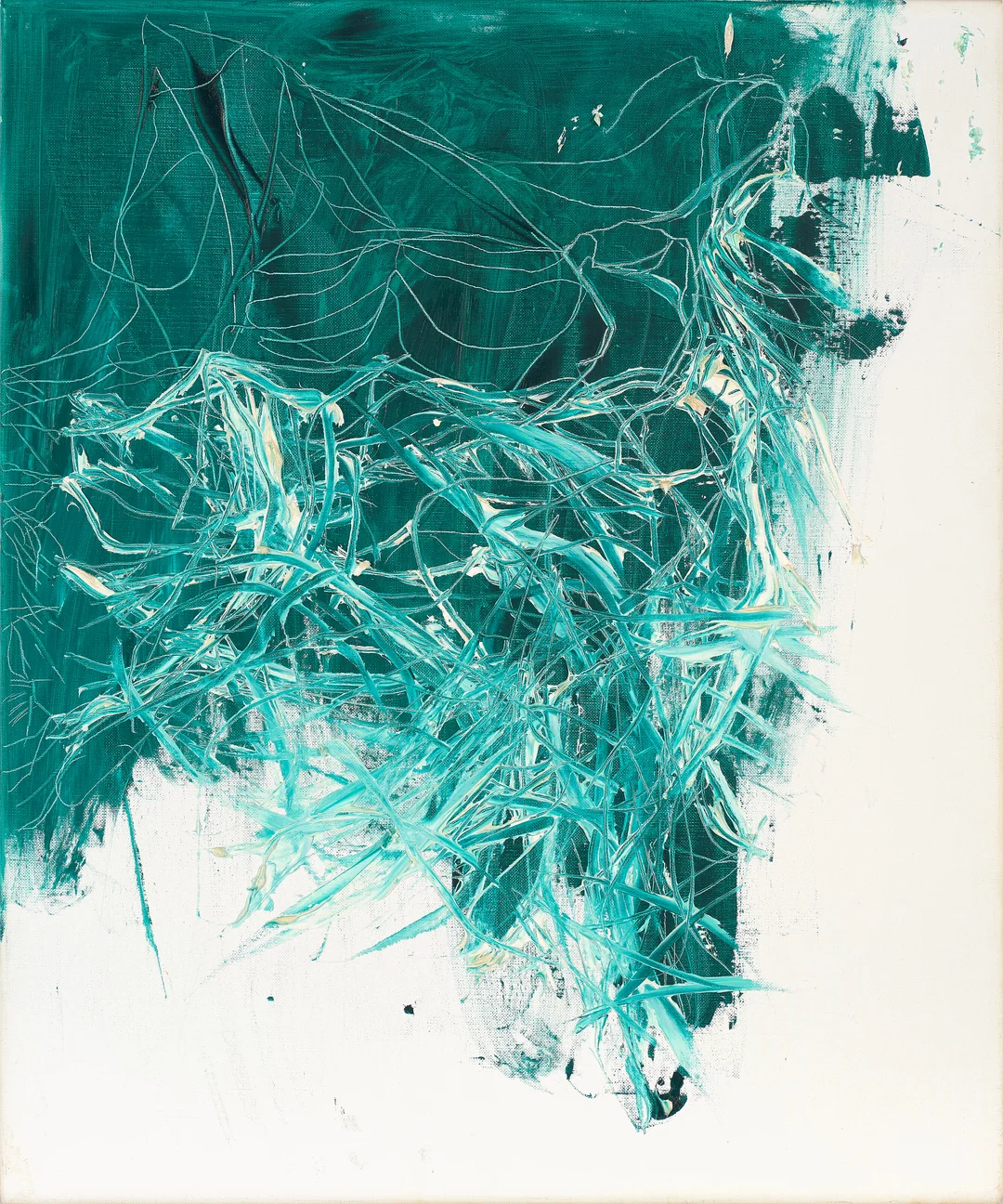 Jenssen, Olav Christopher — "Small Letharia Painting No. 10" 2013 — Kunst/Maleri — Blomqvist