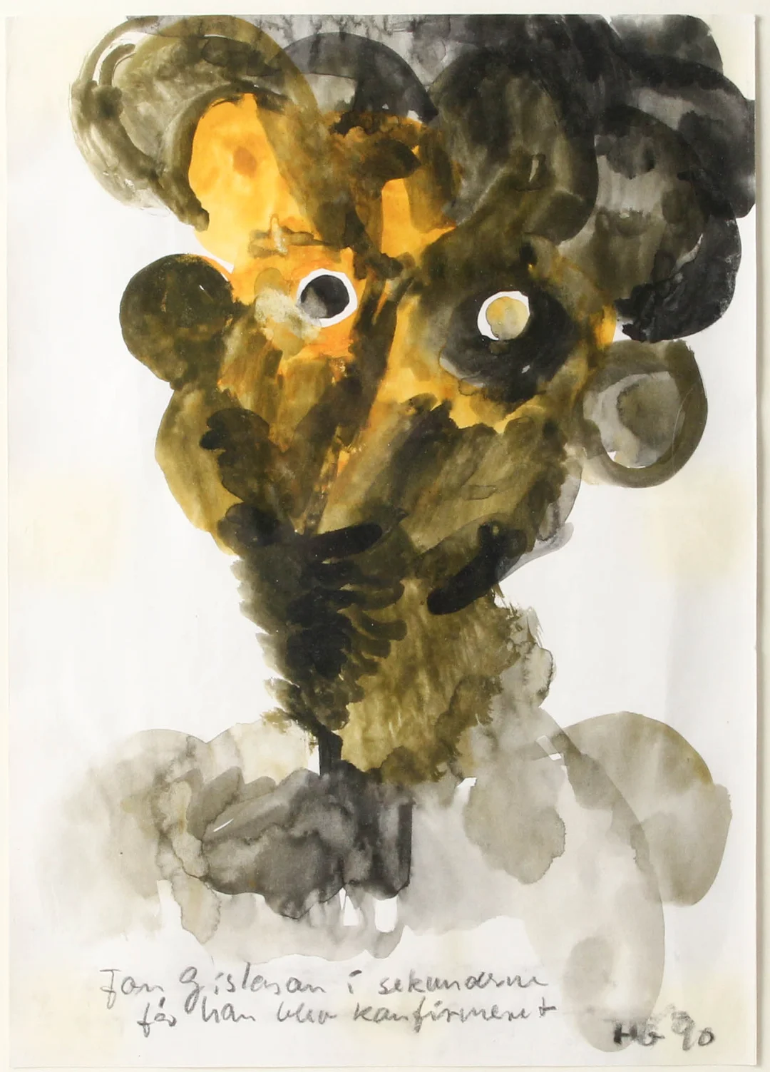 Jon Gislason. Watercolor — Paintings and sculptures/Modern pictorial arts — Lauritz