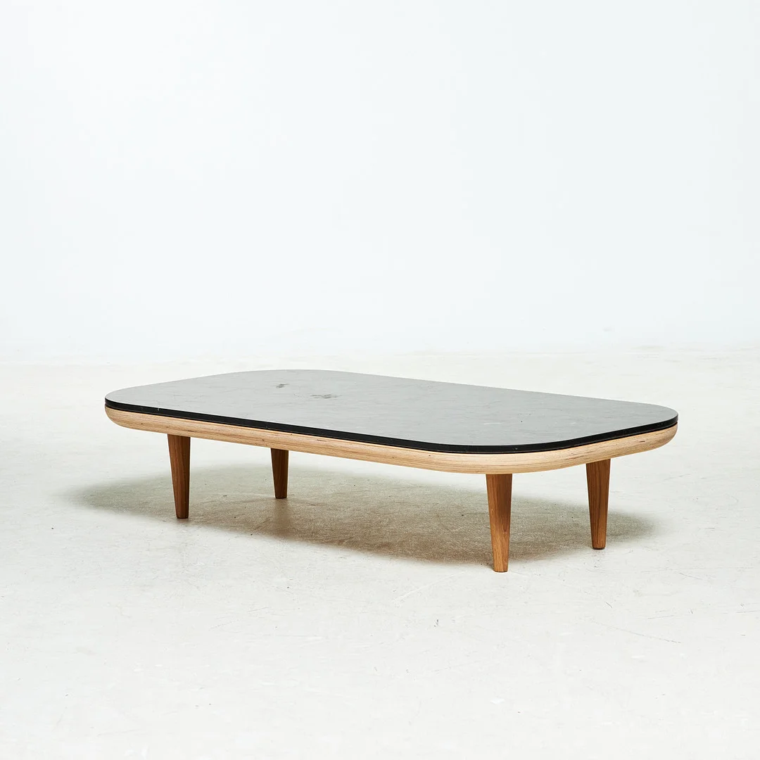 SPACE COPENHAGEN. SOFFBORD, "Fly SC5", för &Tradition, Vitoljad ek och kalksten, samtida. — Tables — Stockholms Auktionsverk Sickla