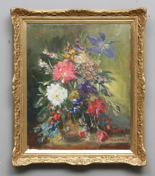 NICOLAI COSTER. Olja på duk. Signerad.