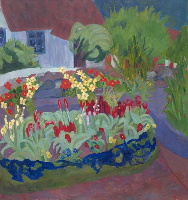 Thygesen, Rudolph — Blomsterhagen, trolig 1920 årene
