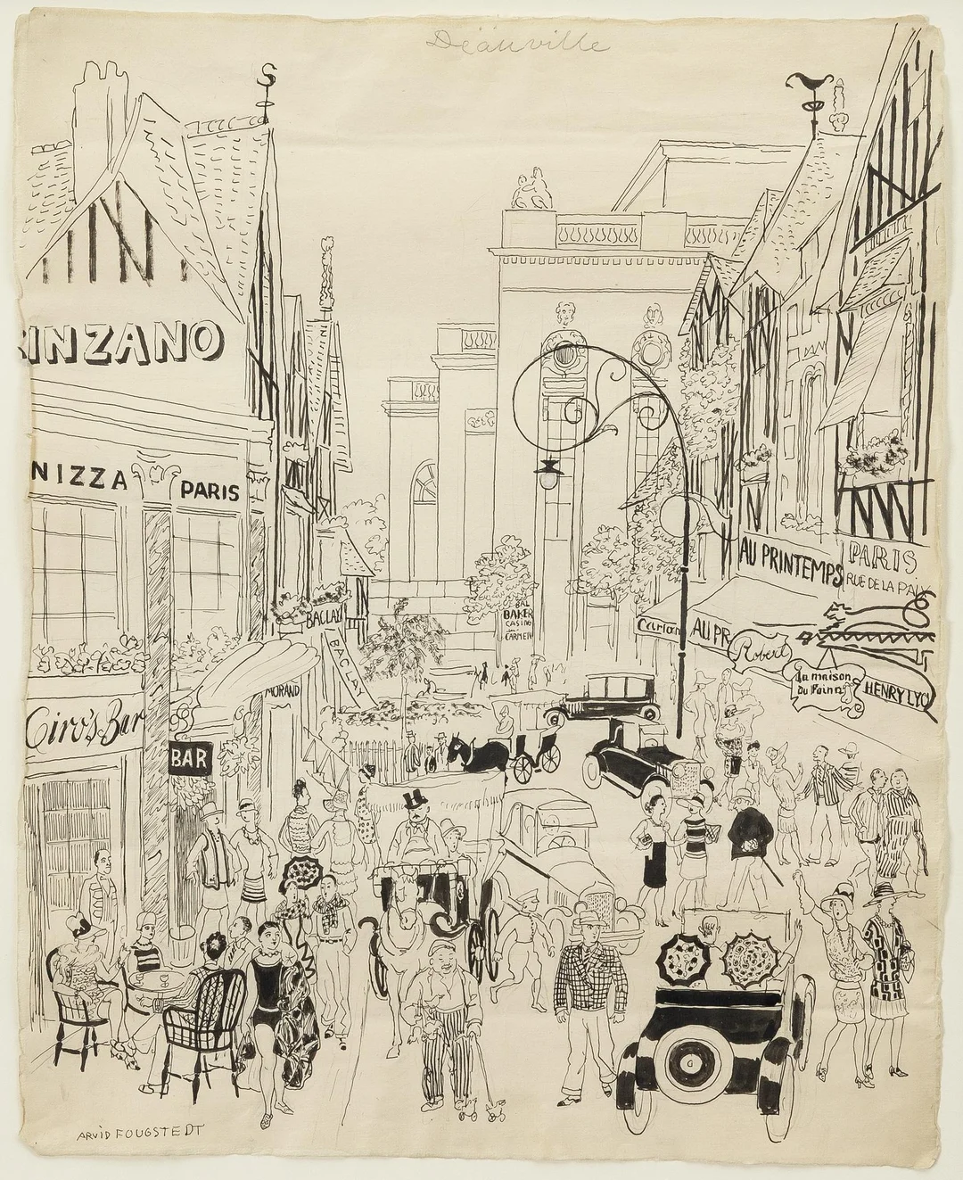 Arvid Fougstedt, ”Deauville”. — Konst/Modern svensk konst — Bukowskis