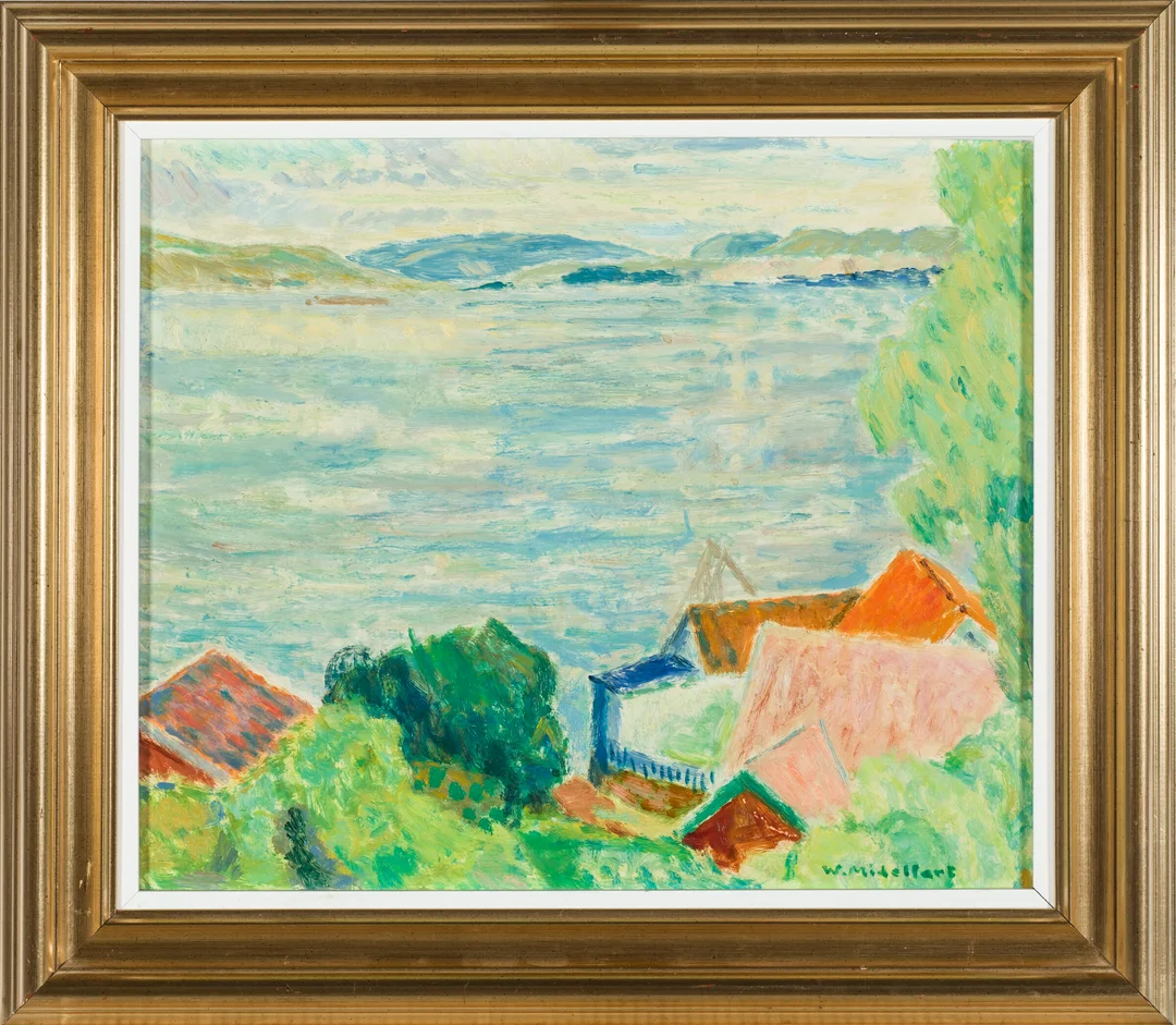 Midelfart, Willi — Kystlandskap — Kunst/Maleri — Blomqvist
