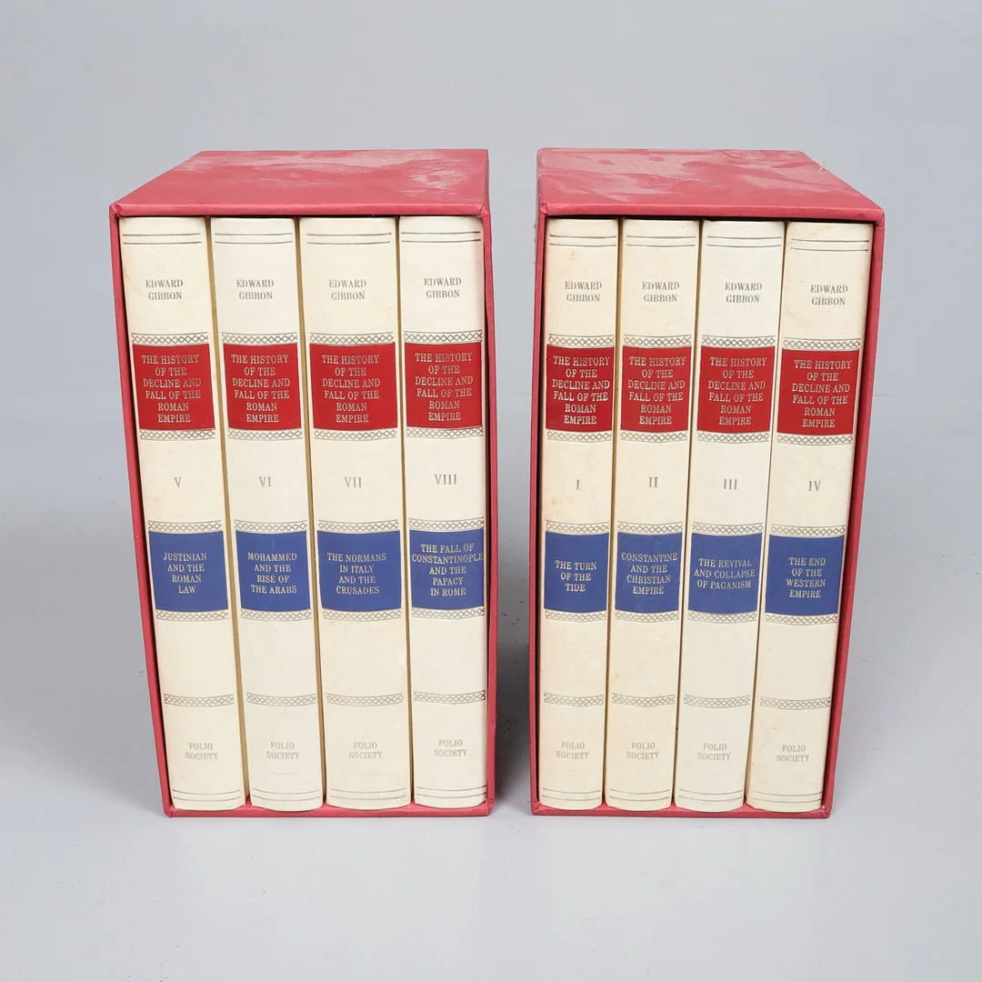 FOLIO SOCIETY - GIBBON (EDWARD). THE HISTORY OF THE DECLINE AND FALL OF THE ROMAN EMPIRE. (8). — Books — Young's Auctions