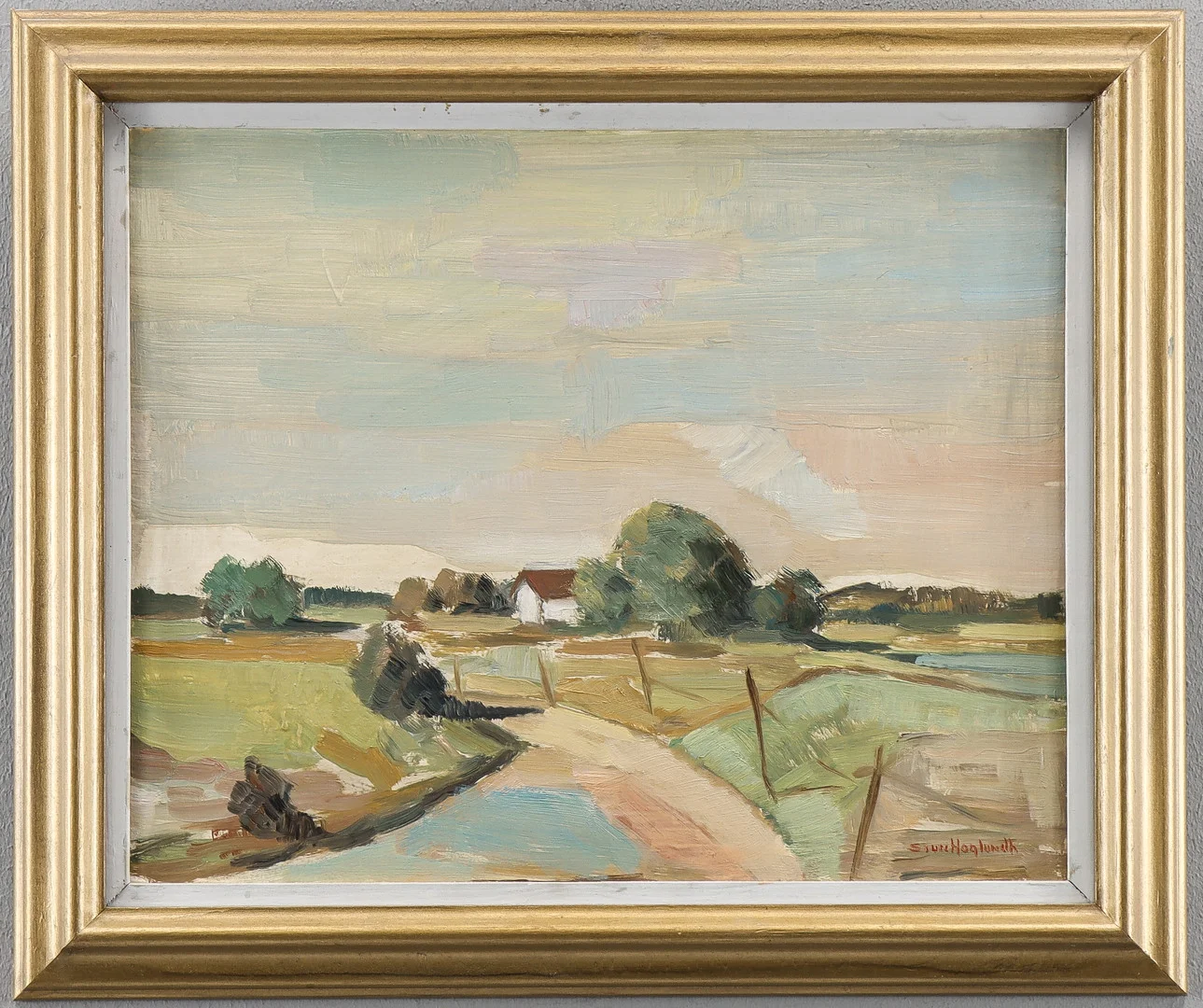 STURE HAGLUNDH. Landskap. — Paintings — Karlstad Hammarö Auktionsverk