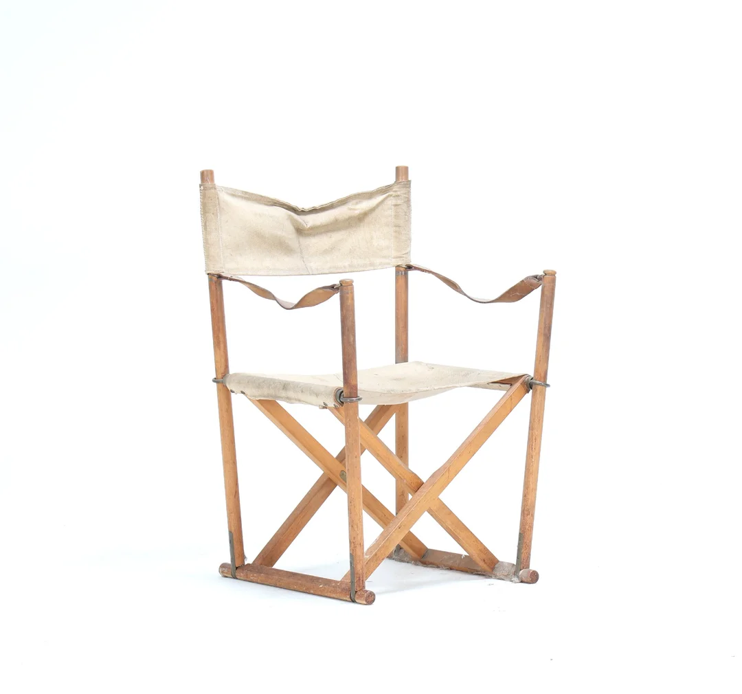 Mogens Koch (1898-1992) for Interna: Instructor's chair / folding chair made of beech wood, model 'MK-16' — Furniture/Chairs — Lauritz