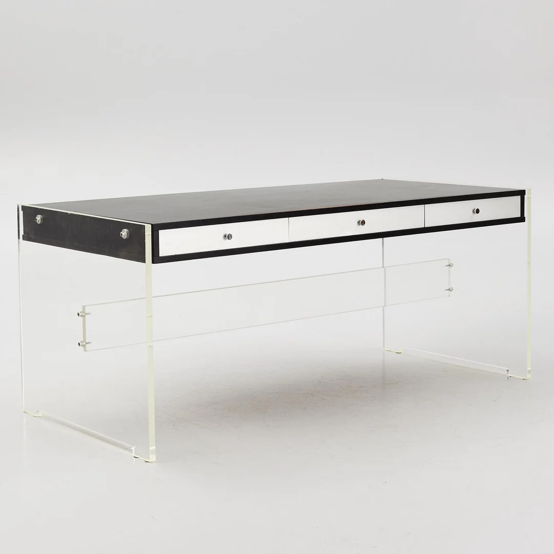 Poul Nørreklit, skrivbord, "Jailhouse suit", Sigurd Hansens Møbelfabrik, Danmark, 1960-tal. — Möbler/Bord — Bukowskis