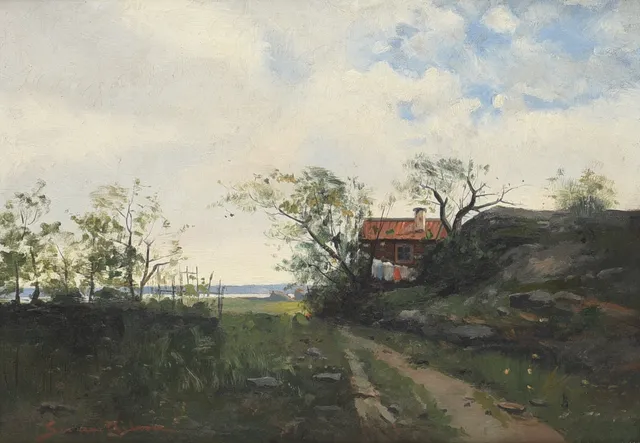 SEVERIN NILSSON. Halländskt landskap.