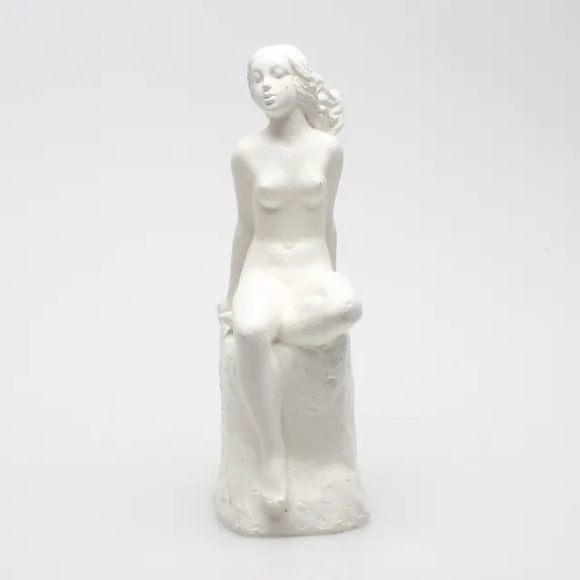 CARIN NILSON. Skulptur, gips, signerad och daterad 1944.