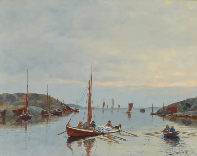 Haaland, Lauritz — Sildefiske, 1887