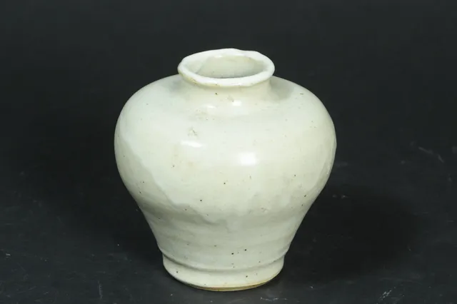 Carl Halier. Vase, glaseret stentøj, nr. 185 1. sort