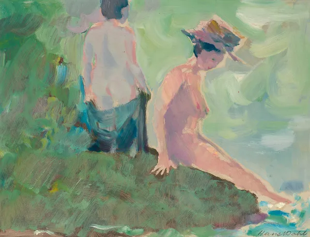 Dahl, Hans Normann — Badende kvinner