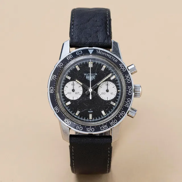 Heuer, Autavia, "Compressor Case", ca 1970.