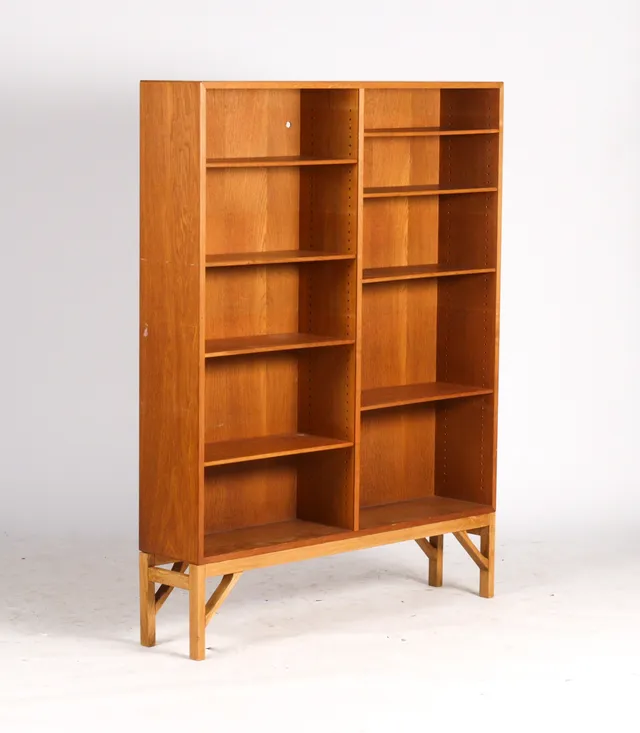 Børge Mogensen for FDB, bookcase with movable shelves, oak, 1960s