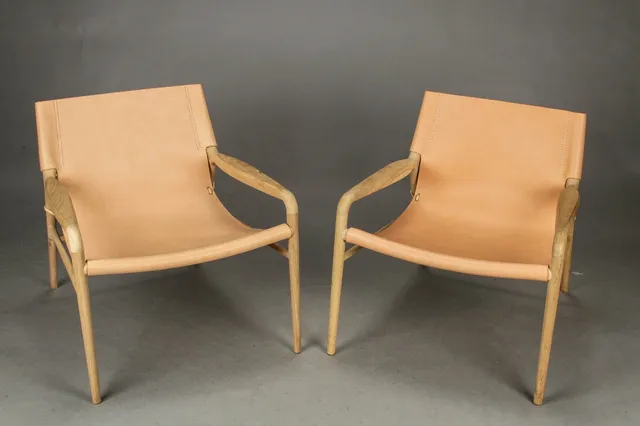 Dennis Marquart for OXDenmarq. Two lounge chairs 'Rama Chair' (2)