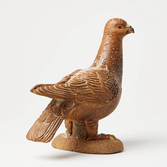 TYRA  LUNDGREN. Skulptur, stengods, märkt baktill, Troligen Gustavsberg.