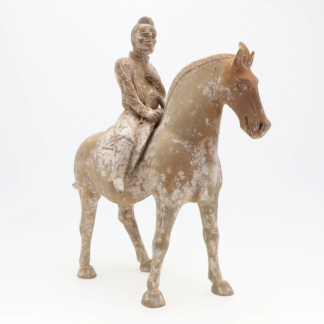 CHINESE TANG SCHOOL, CIRCA 618-906. Horse rider. — Oriental — Balclis