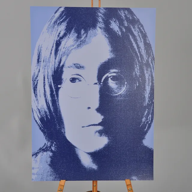TOM MOORE. JOHN LENNON serigrafi, signerad och numrerad 43/490.