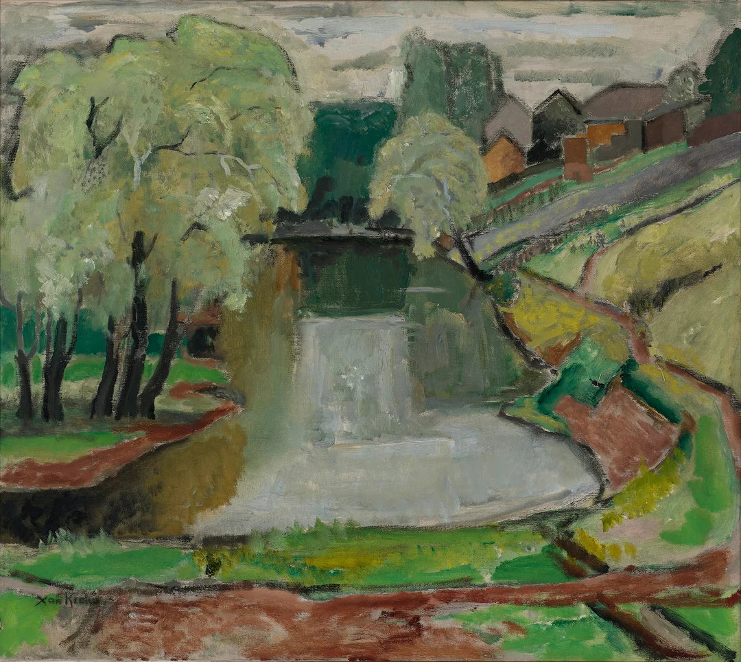 Krohn, Xan — Sommerlandskap — Kunst/Maleri — Blomqvist