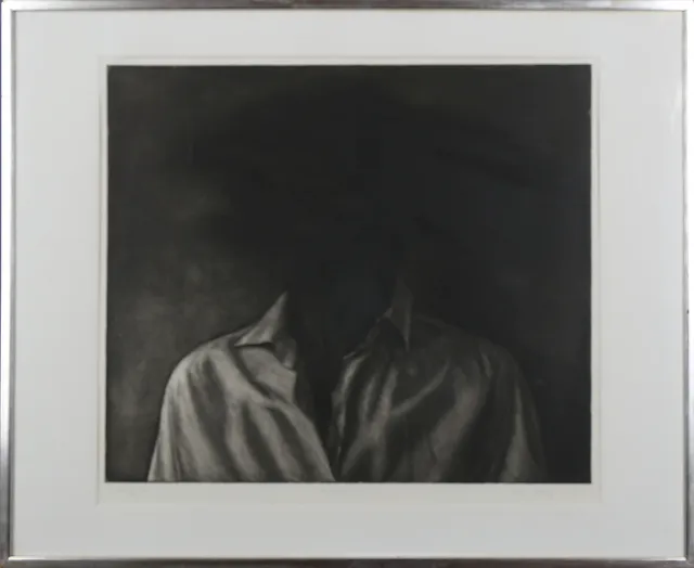 STEFAN SJÖBERG. Etsning, "Bergtagen", E.A. signerad samt daterad 1981.