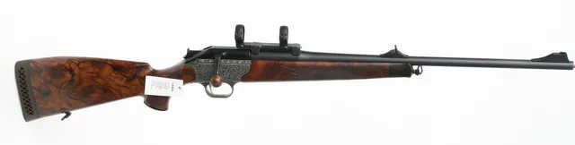 (113) KULGEVÄR, tyskt, Repeter, fabrikat Blaser, modell R93 Grand Lux, kaliber .308W, tillv.nr 9/84968 (Slutstycke BA1020 & kolv nr saknas), se-nr SE2173355.