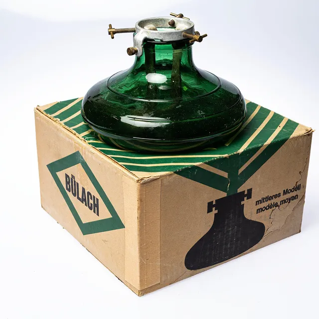 JULGRANSFOT, glas, Bulach, 1900-talets första hälft.
