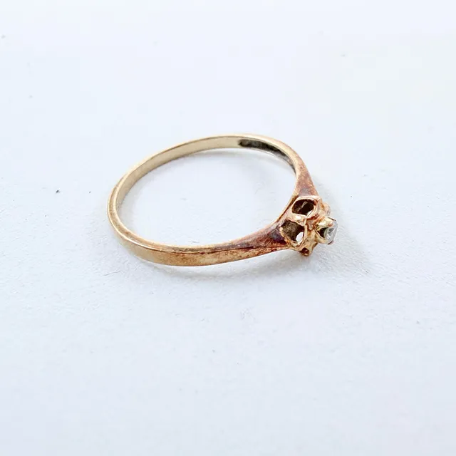 Diamantring. 18k Guld.