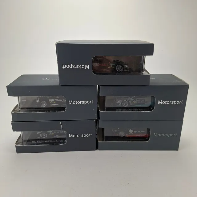 MODELLBILAR, 5 st, skala 1:43, Motorsport, Mercedes-Benz.