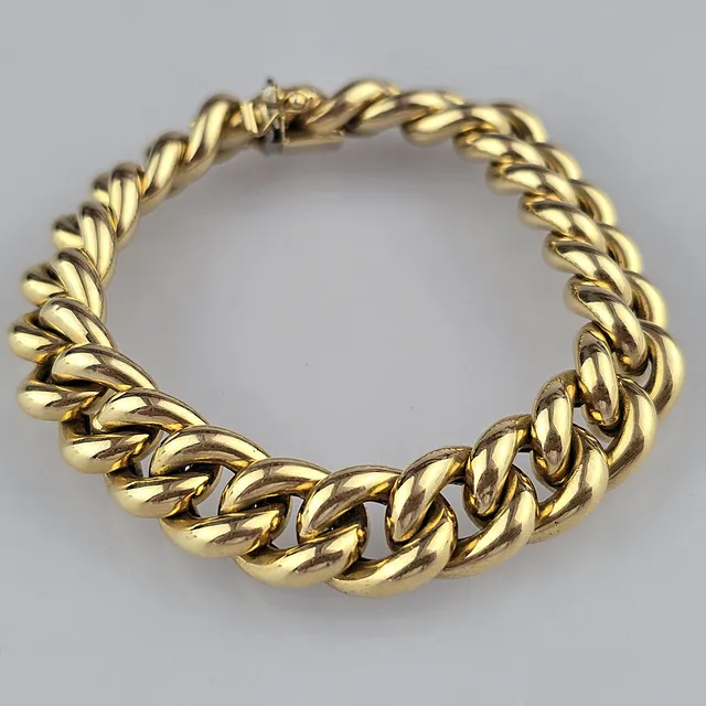 GOLDARMBAND 14 KARAT GOLD.