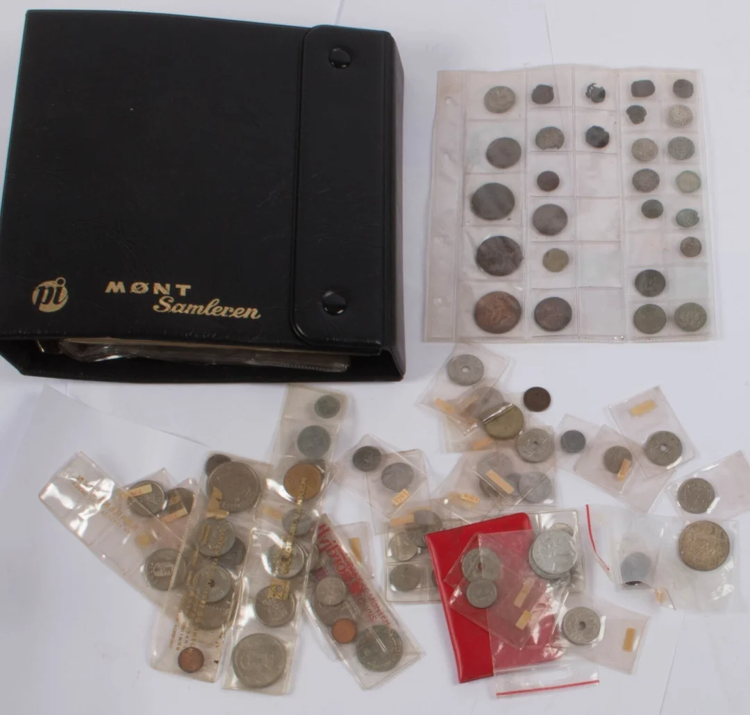 Denmark collection of shilling coins etc. — Hobby and collectibles/Coins, notes and bars — Lauritz