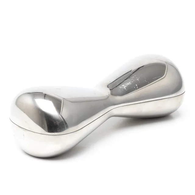 GEORG JENSEN. Ask med lock, rostfritt stål. Danmark.