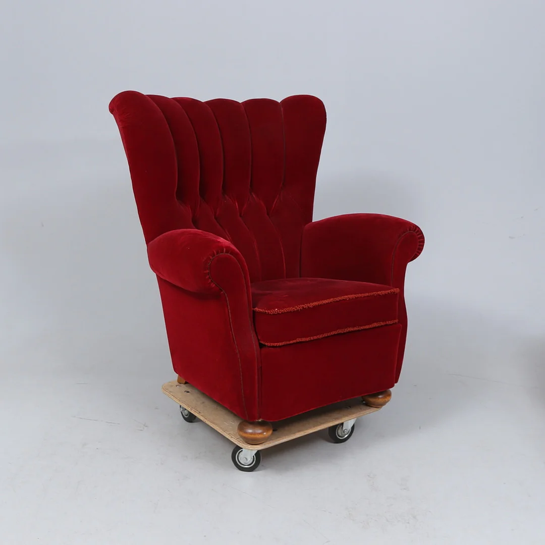FÅTÖLJ, 1940/50-tal. — Armchairs & Chairs — Gomér & Andersson Linköping