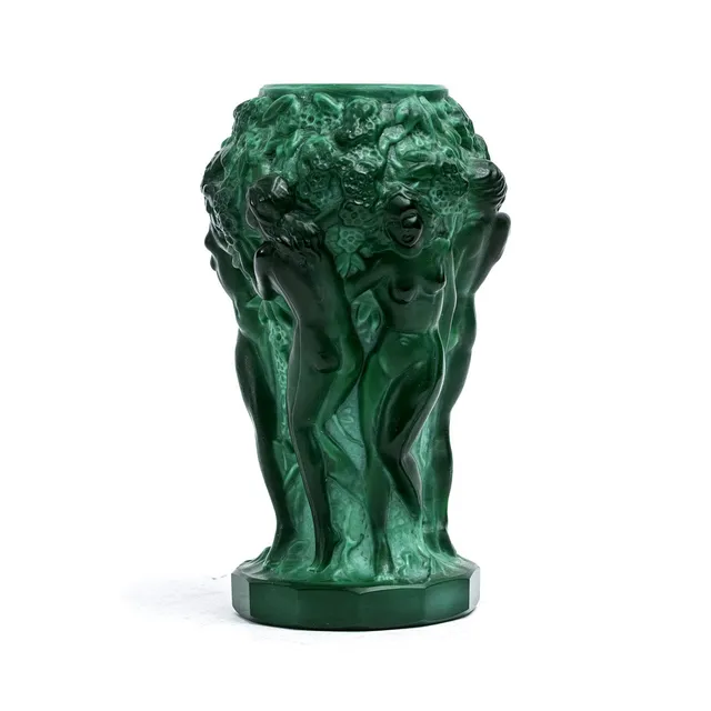 FRANTISEK PAZOUREK, för Curt Schlevogt, vas, art deco, 1920/30-tal.